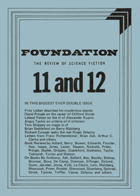 1977 <b><I>Foundation</I></b> (#<b>11/12</b>)